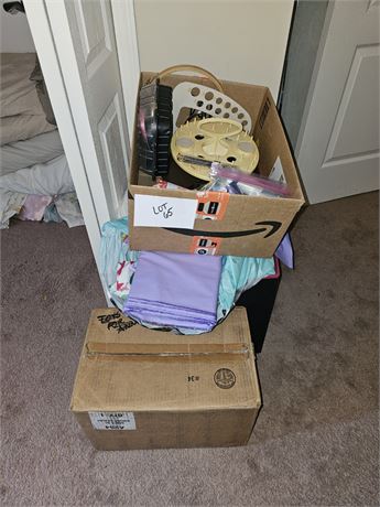 Mixed Sewing Lot- Thread, Notions, Material & More