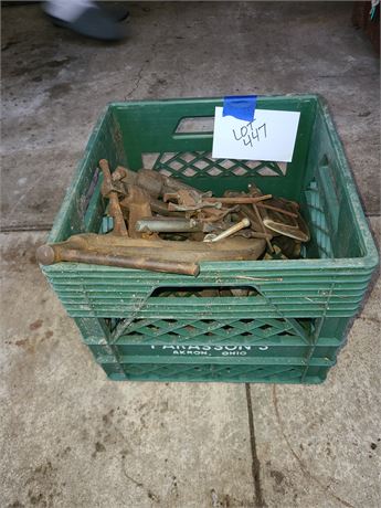 Crate Full of Mixed Clamps