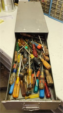 Assortment of Screwdrivers, Etc