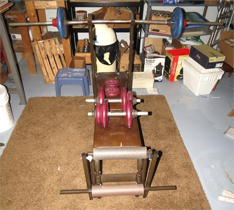 Weight Bench, Weights