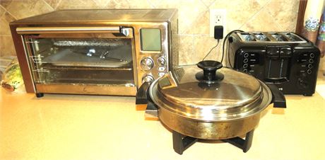 Webalco Electric Skillet, Toaster, Toaster Oven