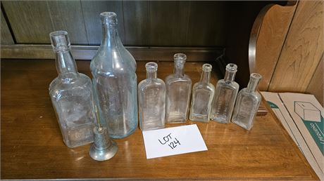 Antique Pharmacy Bottles: Dr King's, Great Seal, Wilson & More