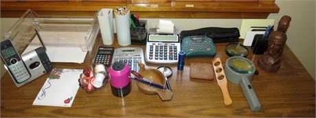 Desktop Cleanout: Office supplies