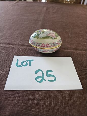Lenox HP Easter 1992 Egg Trinket Box
