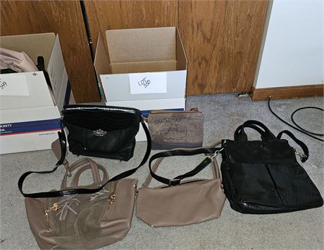 Mixed Ladies Purses & Handbags- Color, Size, Style & Maker Vary
