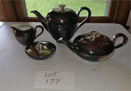 Vintage Heimrich Porzellan Tea, Coffee Pots, Sugar & Creamer