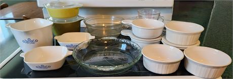 Vintage Pyrex & Corningware Lot