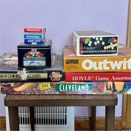 Large Mixed Game Lot w/ Some Never Used!