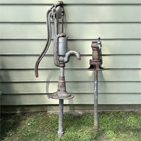 F.E. Myers & Bros. (Ashland) Cast Iron Farmhouse Rustic Hand Water Well Pump
