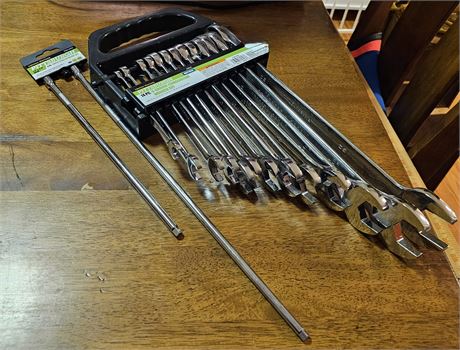 Pittsburgh V-Groove Combination Wrench Set (Missing 1)
