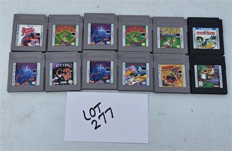 Nintendo Gameboy Games-Bomber Man, Kwirk, Tennis, Monopoly, Tetris & More