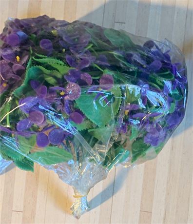 Artificial Purple Violet Flowers Case of 18 Dozen