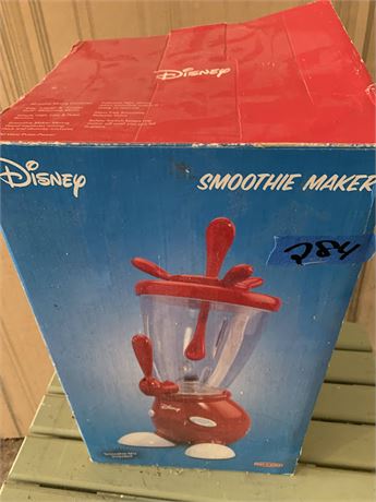 Disney Mickey Mouse Red Fantasia Smoothie Blender Maker In Original Box