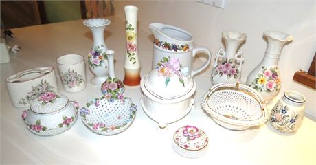 Flower Vases, Boxes, Etc