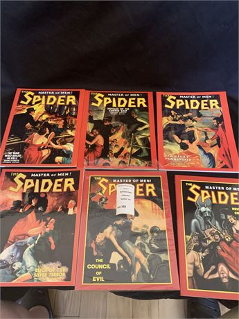 Spider Master of Men Book Lot of 6