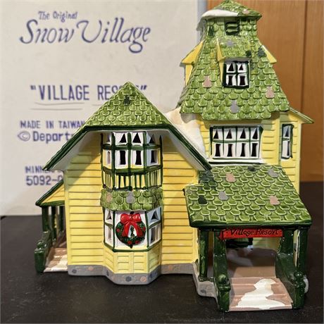 Dept. 56 Snow Village "Snow Village Resort” 1987