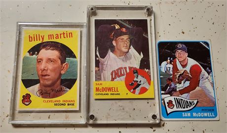 1960's Indians Baseball Cards