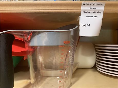 Pink Melamine Plates,  OXO Good Grips Fat Separator, Plastic Pitcher & More