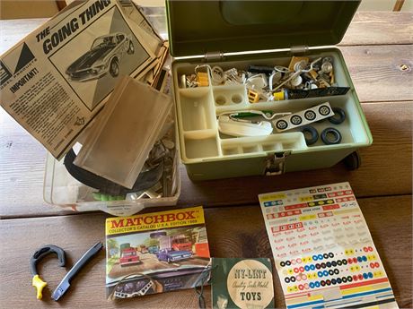 Model Car Pieces, Decals, Carrying/Storage Case & More