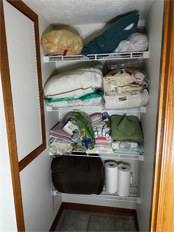 Basement Linen Closet Clean Out