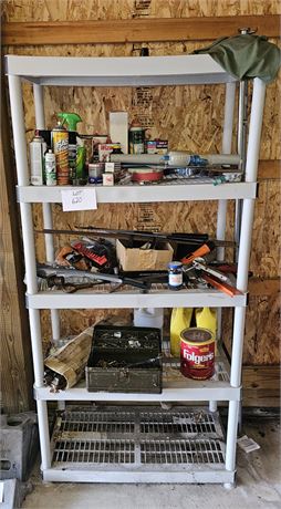 Shelf Cleanout- Shelf Included- Mixed Tools, Autocare & Garden