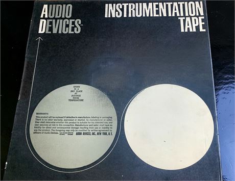 Audio Devices Instrumentation Tape