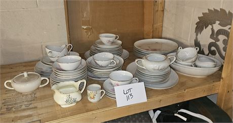 Mixed China Kaysons "Golden Rhapsody" Royal Court "Carnation" & More