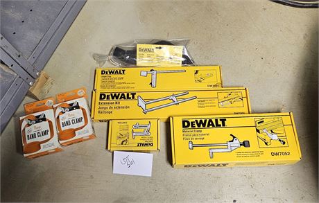 Dewalt Material Clamps, Band Clamps & More