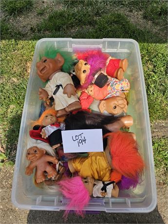 Bin Full Of Troll Dolls- Sizes Vary
