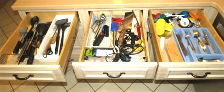 3 Kitchen Drawer Cleanout