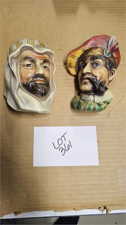 Bosson Chalkware Heads