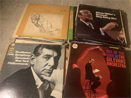Record Lot -Classical Symphonies & Jazz Albums