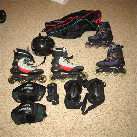 Roller Blades, Pads