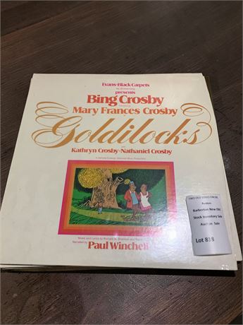 Vinyl Record Lot of 23 - Bing Crosby & Mary Frances Crosby In Goldilocks