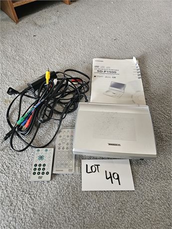 Toshiba Portable DVD Player
