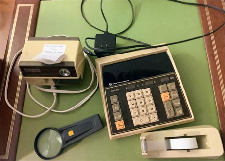 Electric Pencil Sharpener, Texas Instruments TI-5100 Electronic Calculator