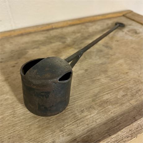 Antique 19th Century Cast Iron Melting Ladle