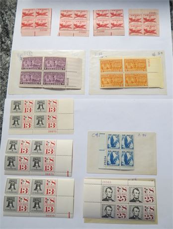 Mixed Stamps Lot: 5, 10, 15, 13, 4, 25 Cents