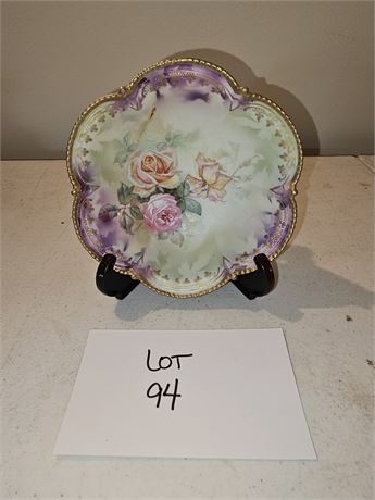 Antique RS Prussia Hand Painted Bowl