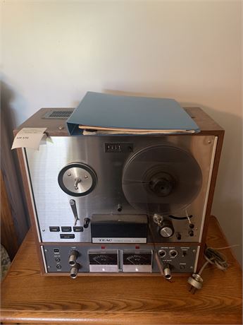 TEAC A-4010S Reel To Reel Tape Deck With Manual