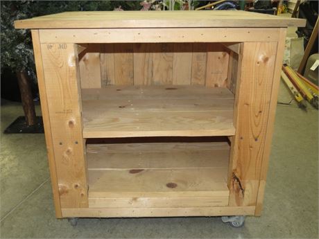 Hand Made Cart/ Cabinet
