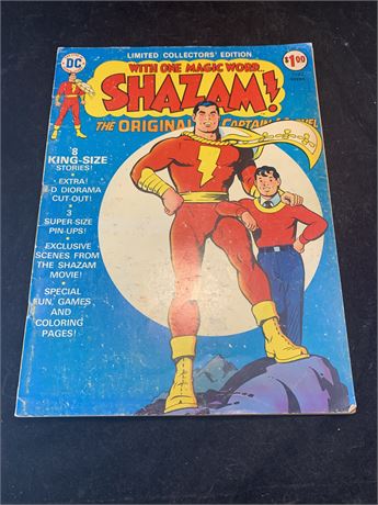 Shazam Limited Collectors Edition Comic Book C-27 Treasury By DC Comics
