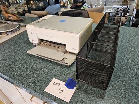 HP Photosmart C3180 All in One Printer/Scanner/Copier & Metal CD Shelf