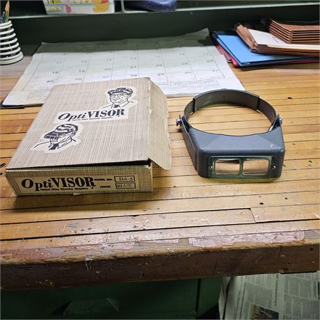 Vintage Opti-Visor in Original Box