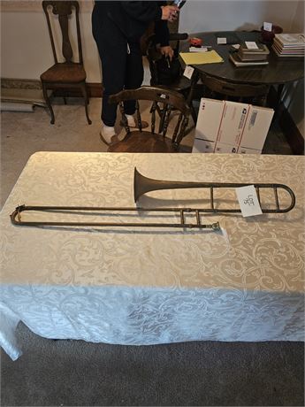 Vintage Dork & Sons Brass Trombone