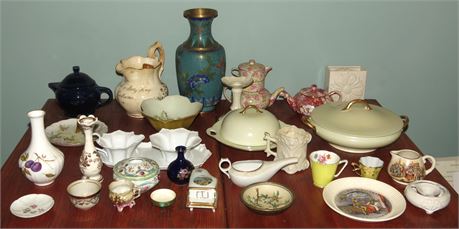 Mixed Lot: Vases, Bowls, Plates, Etc