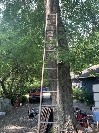 Wood 15' Extension Ladder