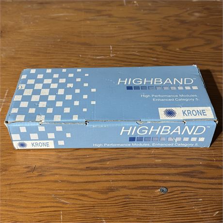 New Box Krone Highband High Performance Modules (10 Count)