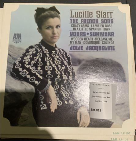 Vinyl Pop/Country Record Lot From 1964 The French Song By Lucille Starr