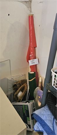 Misc Lot- Decor, Roller Blades, Ball Gloves & More